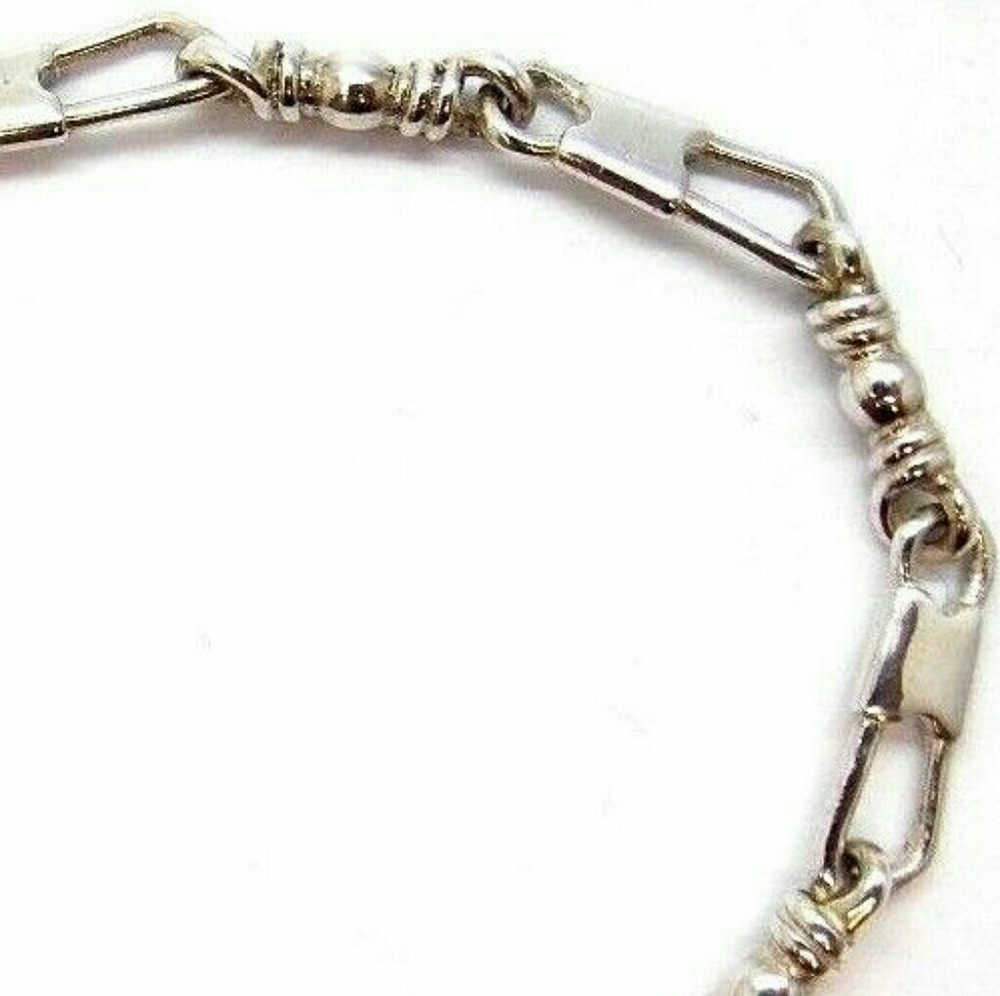 Fishers of Men Acts Sterling Silver Bracelet Medium 8 in